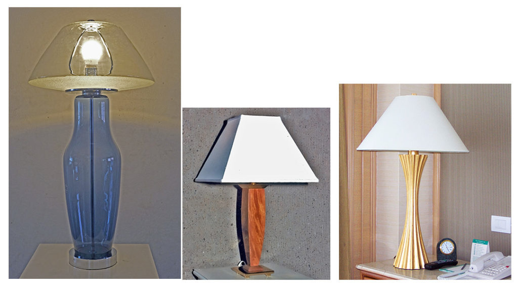 fabricated table lamps